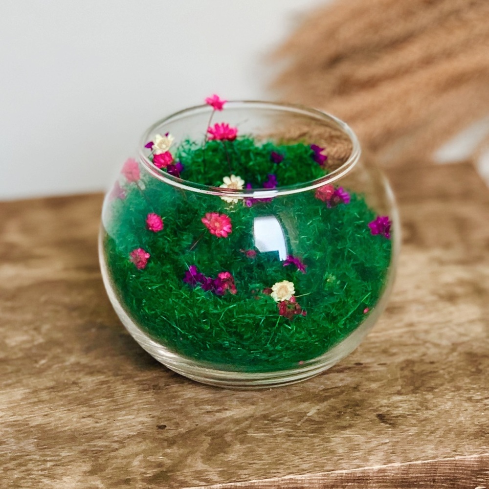 Neon Flower Terrarium